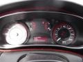 2013 Dodge Dart Black/Ruby Red Interior Gauges Photo