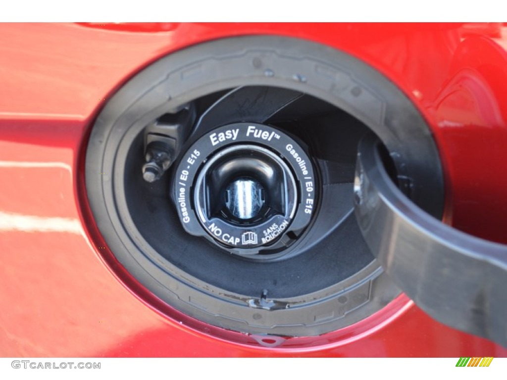 2013 Taurus SHO AWD - Ruby Red Metallic / SHO Charcoal Black/Mayan Gray Miko Suede photo #21