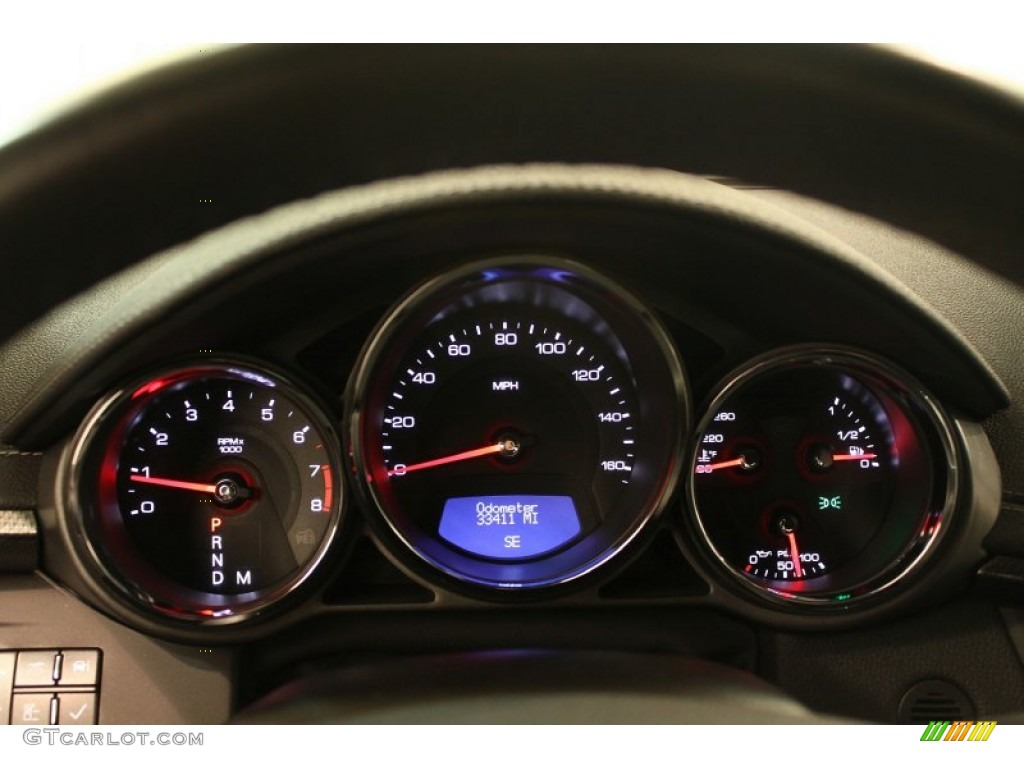 2011 Cadillac CTS 4 AWD Coupe Gauges Photo #76971901