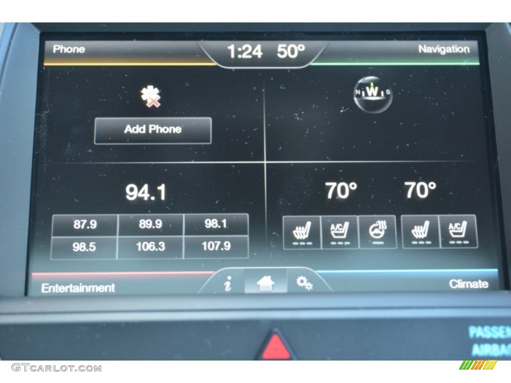 2013 Taurus SHO AWD - Ruby Red Metallic / SHO Charcoal Black/Mayan Gray Miko Suede photo #39