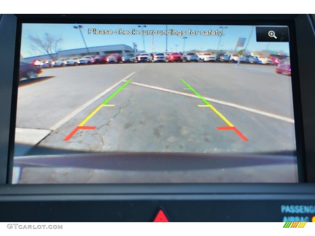 2013 Taurus SHO AWD - Ruby Red Metallic / SHO Charcoal Black/Mayan Gray Miko Suede photo #43