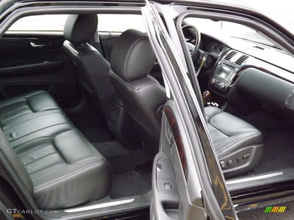 Ebony Interior 2011 Cadillac DTS Premium Photo #76972432