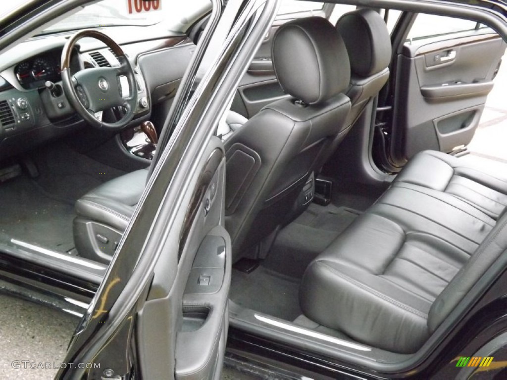 Ebony Interior 2011 Cadillac DTS Premium Photo #76972461