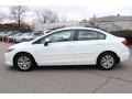 Taffeta White - Civic LX Sedan Photo No. 8