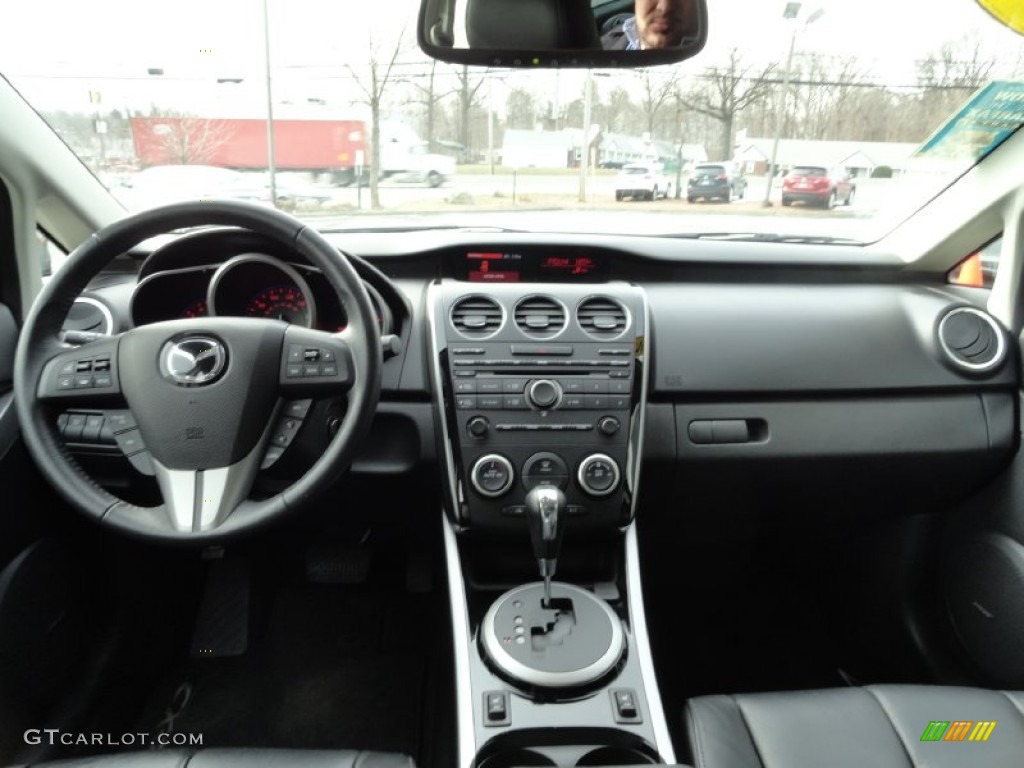 2010 Mazda CX-7 s Grand Touring AWD Black Dashboard Photo #76972834