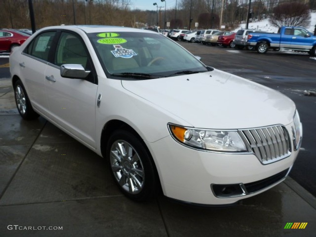 White Platinum Tri-Coat 2011 Lincoln MKZ AWD Exterior Photo #76973647