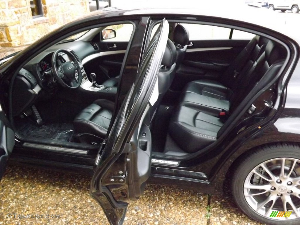 Graphite Interior 2008 Infiniti G 35 S Sport Sedan Photo #76974093