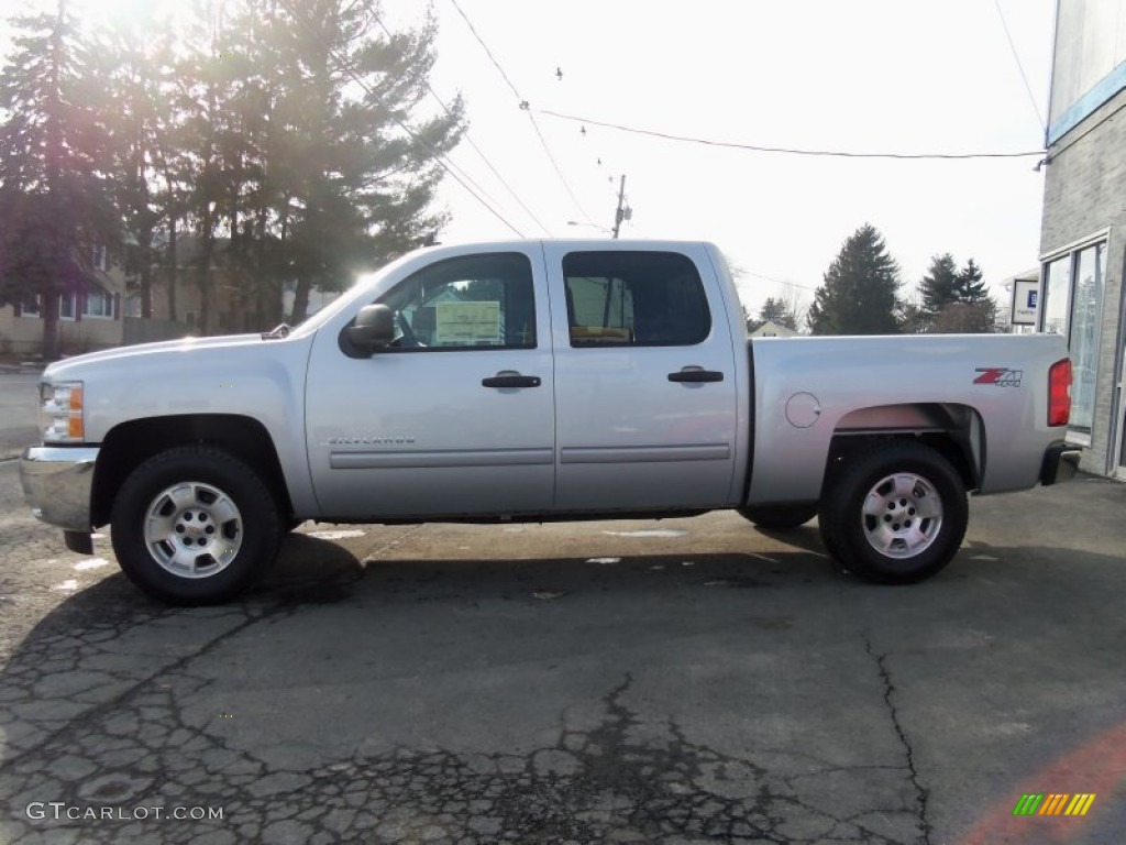 2013 Silverado 1500 LT Crew Cab 4x4 - Silver Ice Metallic / Ebony photo #6