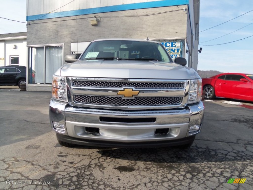 2013 Silverado 1500 LT Crew Cab 4x4 - Silver Ice Metallic / Ebony photo #8