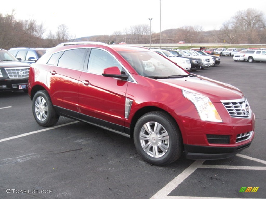 Crystal Red Tintcoat 2013 Cadillac SRX Luxury AWD Exterior Photo #76974989