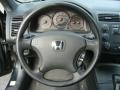 Black 2004 Honda Civic EX Coupe Steering Wheel