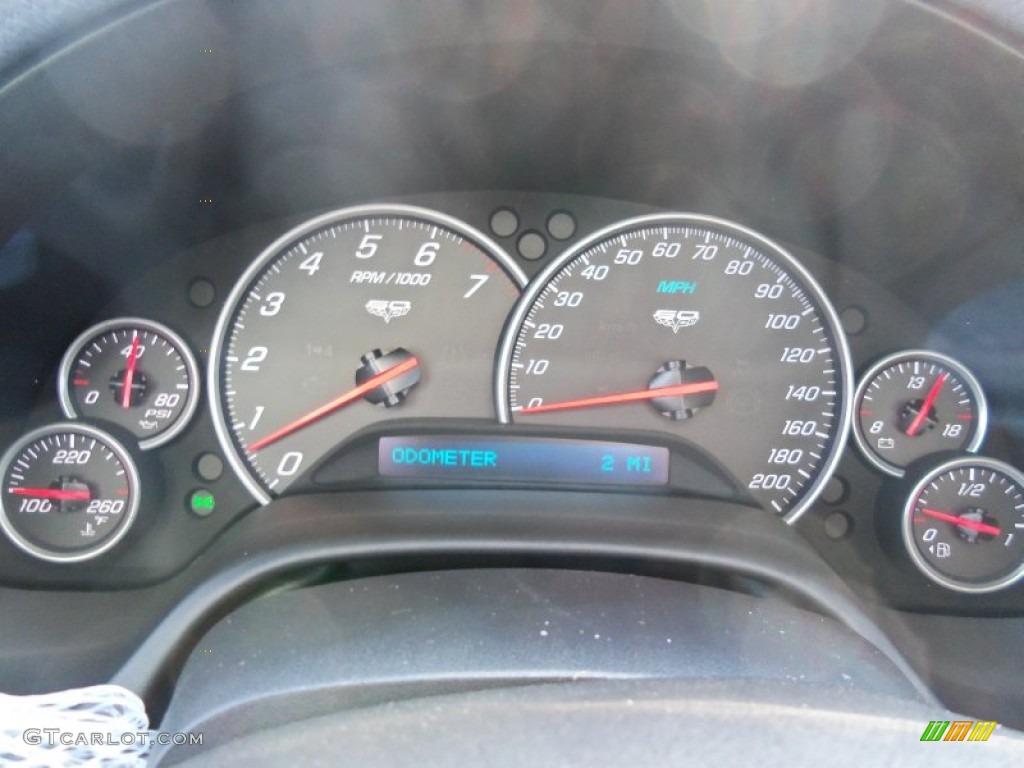 2013 Chevrolet Corvette Grand Sport Coupe Gauges Photo #76975681