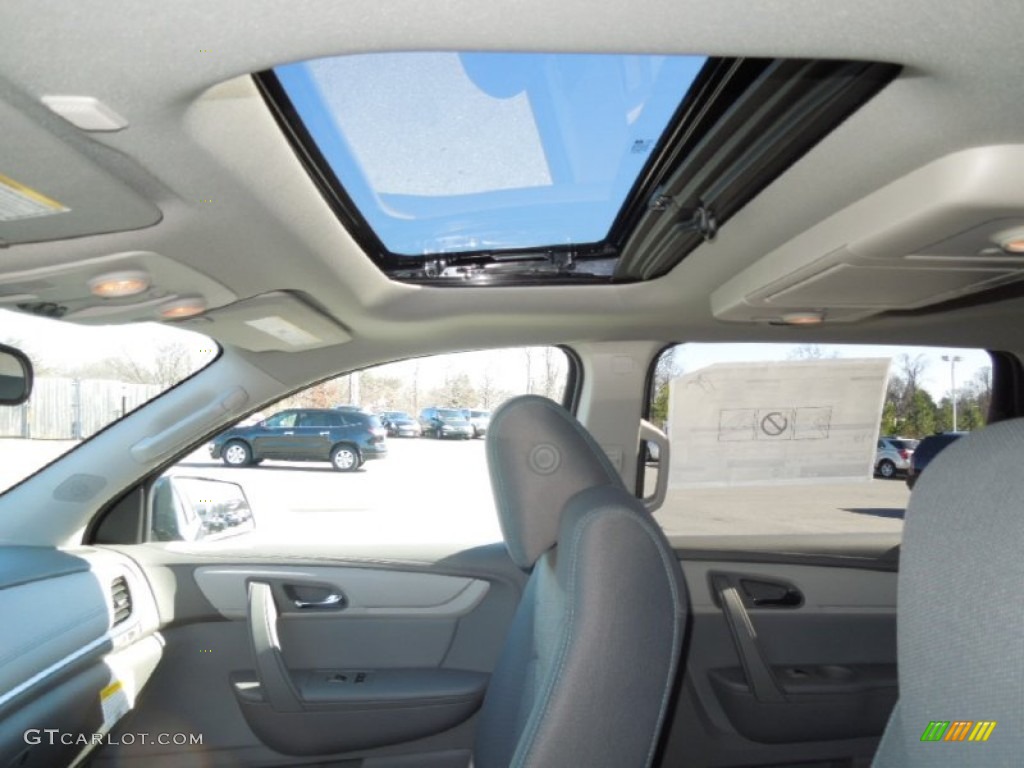 2013 Traverse LT - Atlantis Blue Metallic / Dark Titanium/Light Titanium photo #10