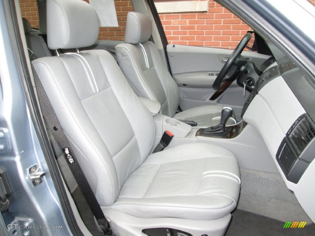 Grey Interior 2006 BMW X3 3.0i Photo #76976912