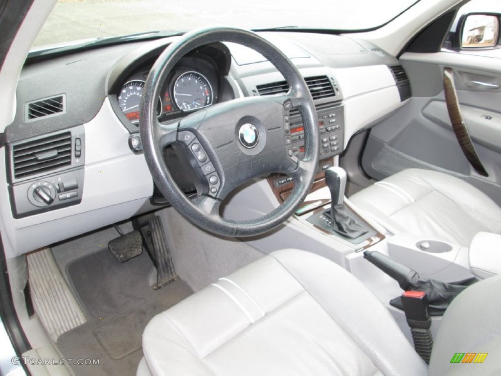 Grey Interior 2006 BMW X3 3.0i Photo #76976938