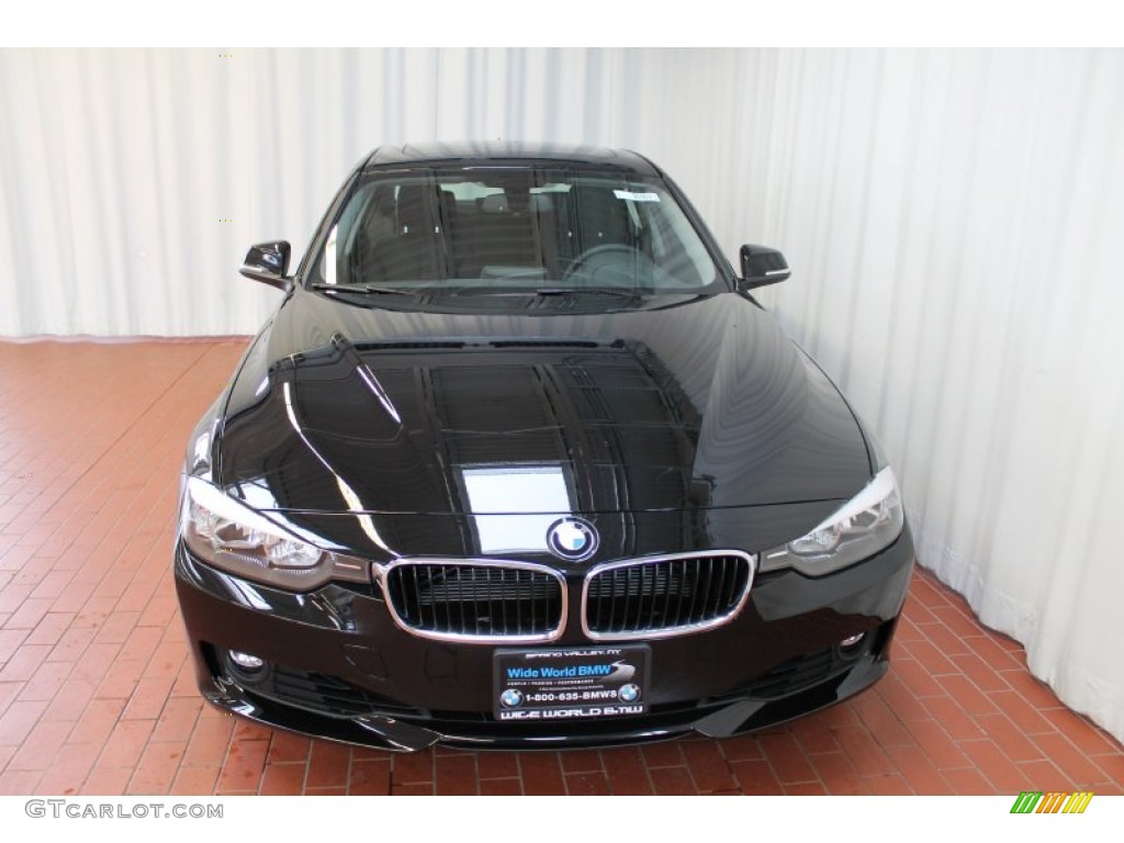 2013 3 Series 328i xDrive Sedan - Jet Black / Black photo #2