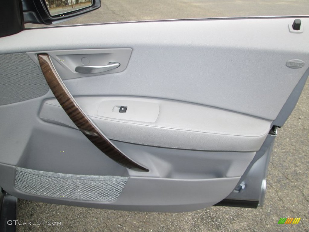 2006 BMW X3 3.0i Grey Door Panel Photo #76977194