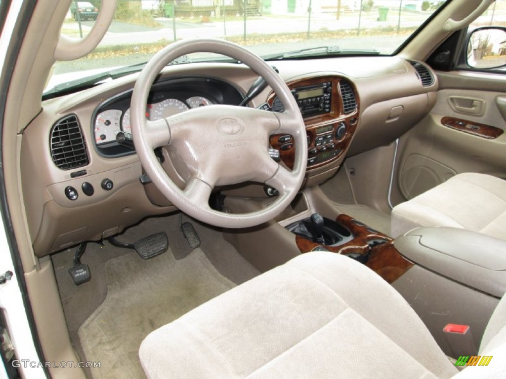 Oak Interior 2002 Toyota Sequoia SR5 4WD Photo #76977523