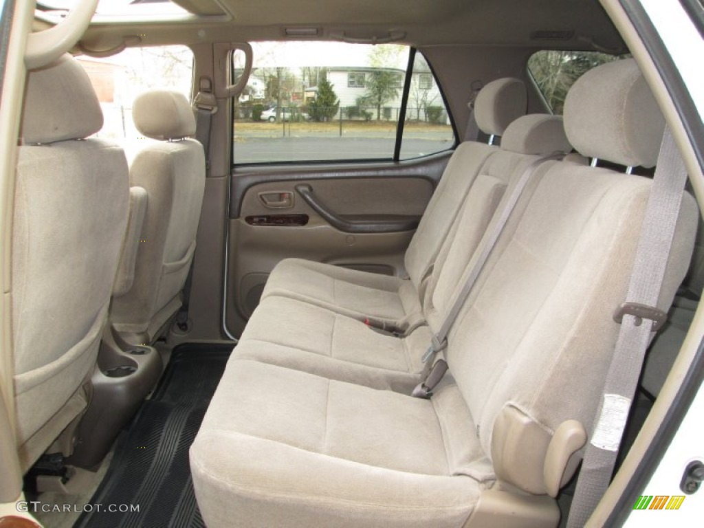 2002 Toyota Sequoia SR5 4WD Rear Seat Photo #76977571