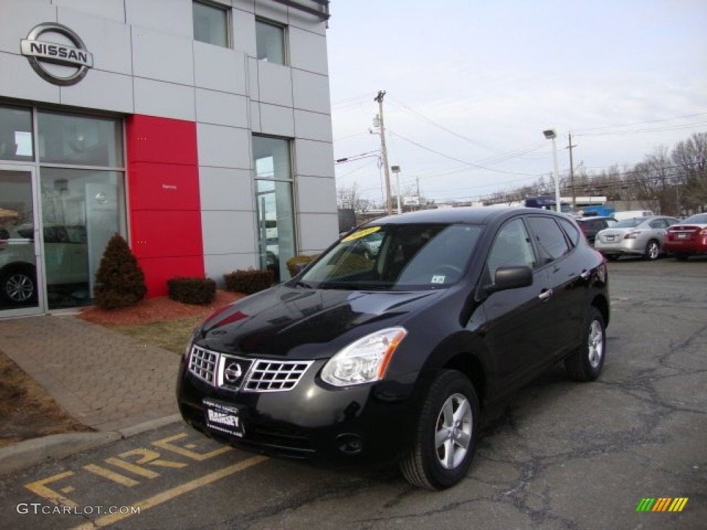 Wicked Black 2010 Nissan Rogue S AWD 360 Value Package Exterior Photo #76977610