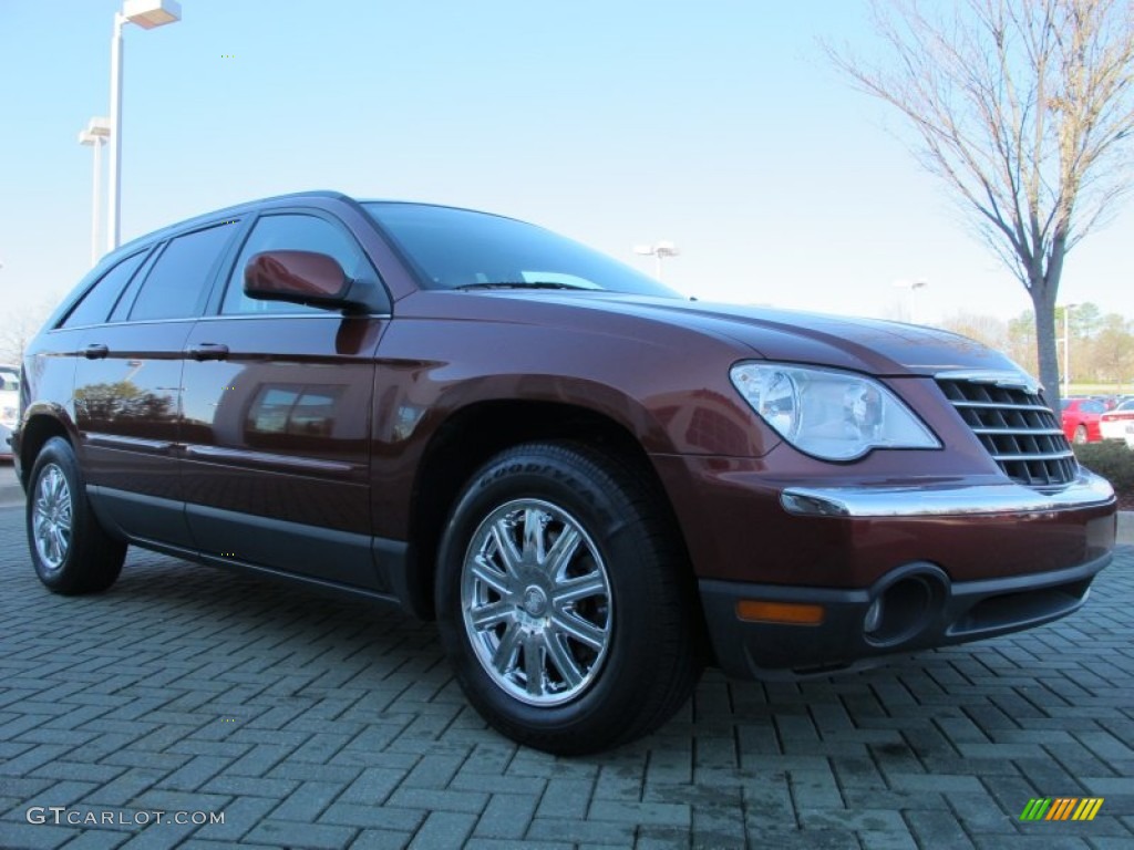 2007 Pacifica Touring - Cognac Crystal Pearl / Dark Khaki/Light Graystone photo #7