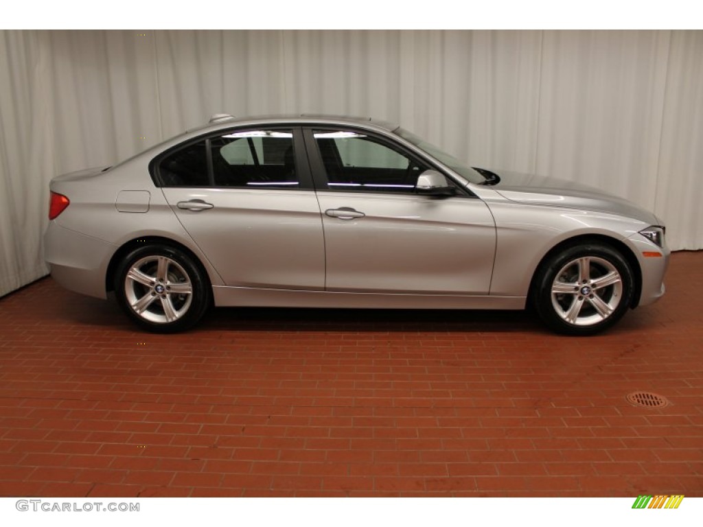 2013 3 Series 328i xDrive Sedan - Glacier Silver Metallic / Black photo #3