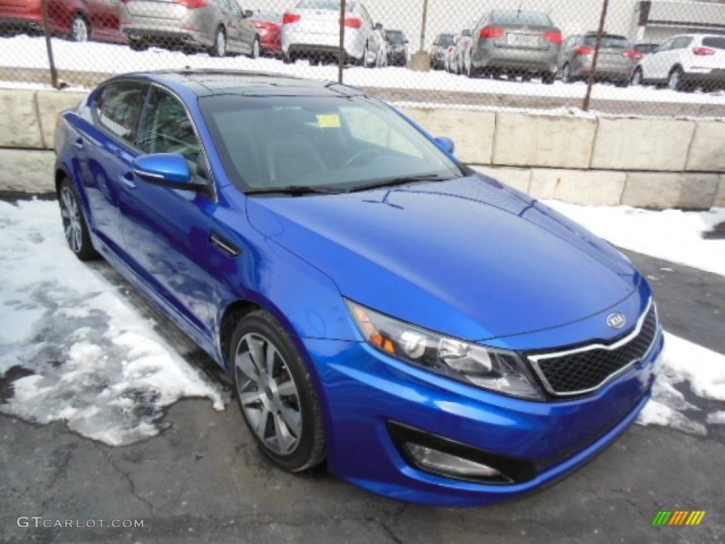Corsa Blue 2011 Kia Optima SX Exterior Photo #76978429