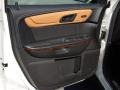Ebony/Mojave 2013 Chevrolet Traverse LTZ Door Panel