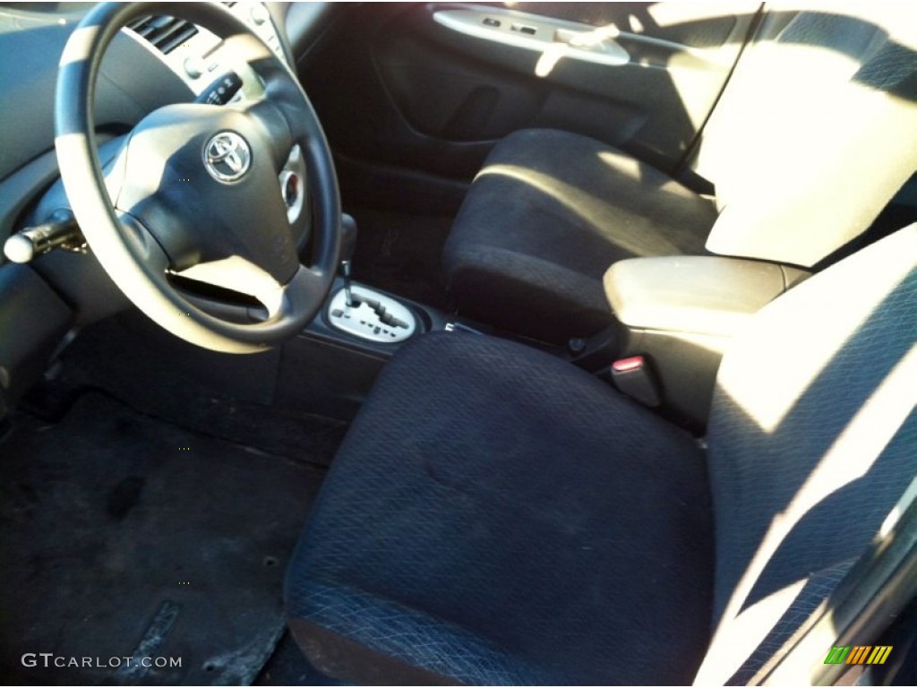 2008 Yaris S Sedan - Nautical Blue Metallic / Dark Charcoal photo #9