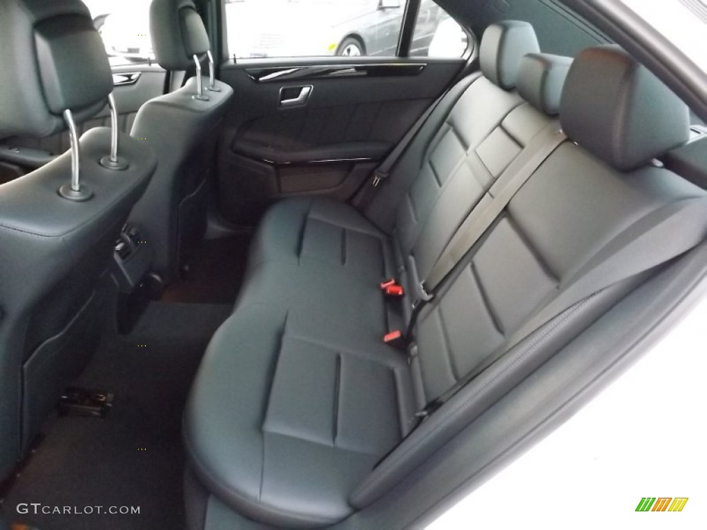 2013 Mercedes-Benz E 350 4Matic Sedan Rear Seat Photo #76979124