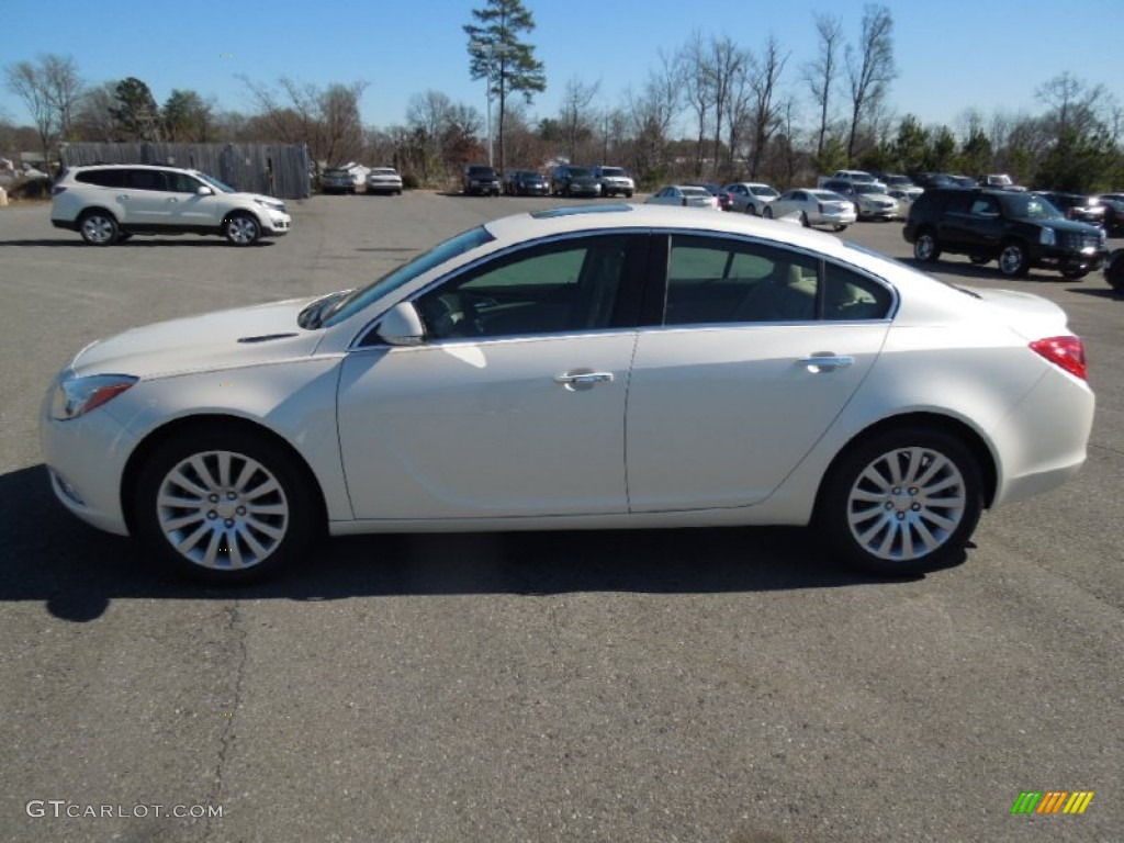 White Diamond Tricoat 2013 Buick Regal Turbo Exterior Photo #76979128