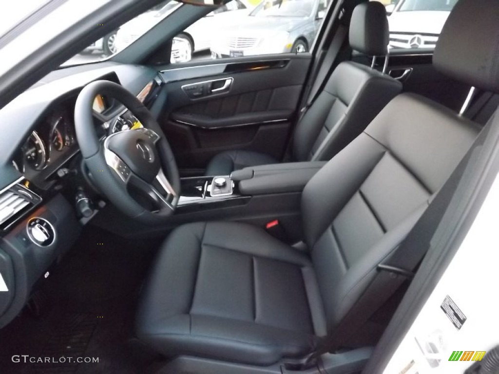 Black Interior 2013 Mercedes-Benz E 350 4Matic Sedan Photo #76979173