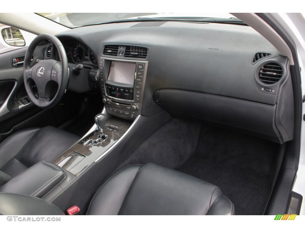 2010 Lexus IS 250 AWD Black Dashboard Photo #76979311