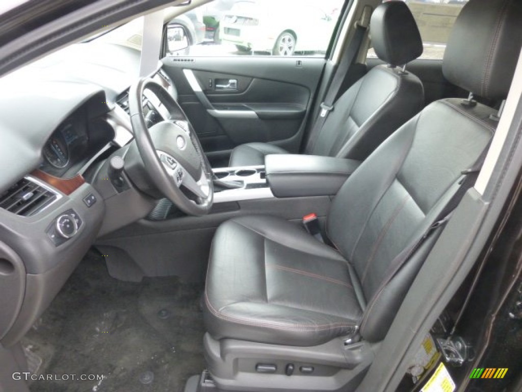 Charcoal Black Interior 2013 Ford Edge Limited AWD Photo #76979945