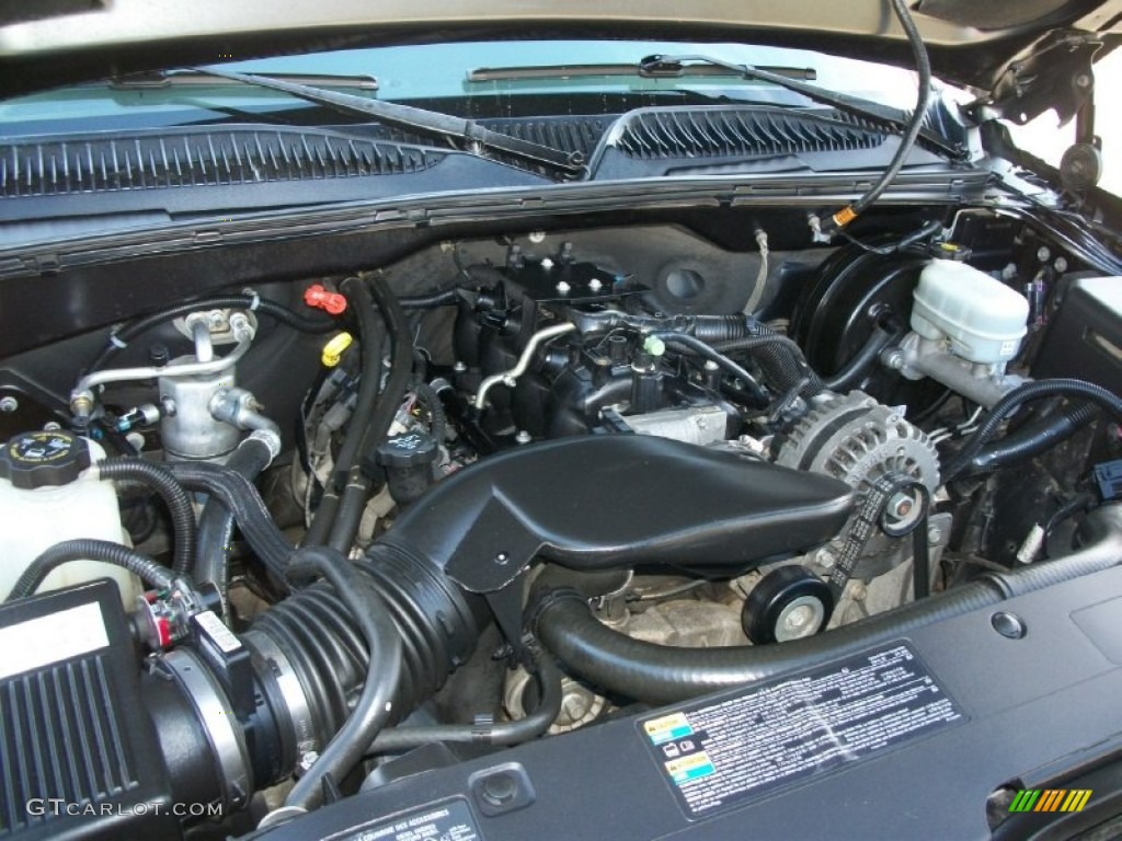 2005 Chevrolet Silverado 1500 LS Crew Cab 4x4 5.3 Liter OHV 16-Valve Vortec V8 Engine Photo #76980157