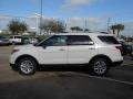 2011 White Suede Ford Explorer XLT  photo #4