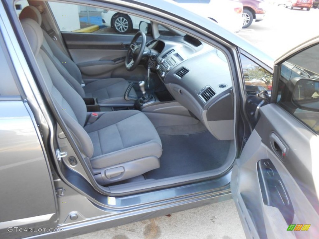 Gray Interior 2010 Honda Civic DX-VP Sedan Photo #76981036