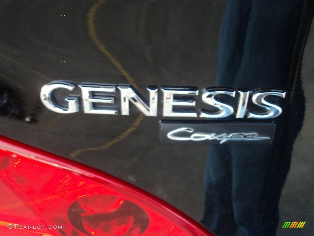 2011 Genesis Coupe 2.0T R Spec - Bathurst Black / Black Leather/Red Cloth photo #26