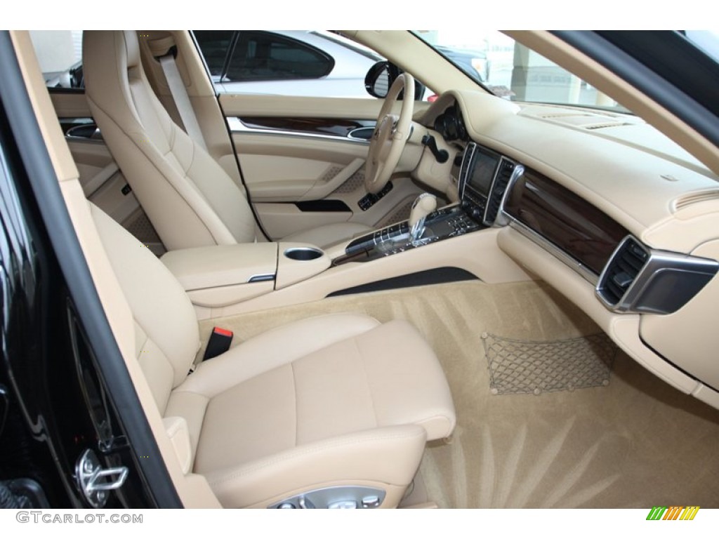 Luxor Beige Interior 2012 Porsche Panamera V6 Photo #76983100