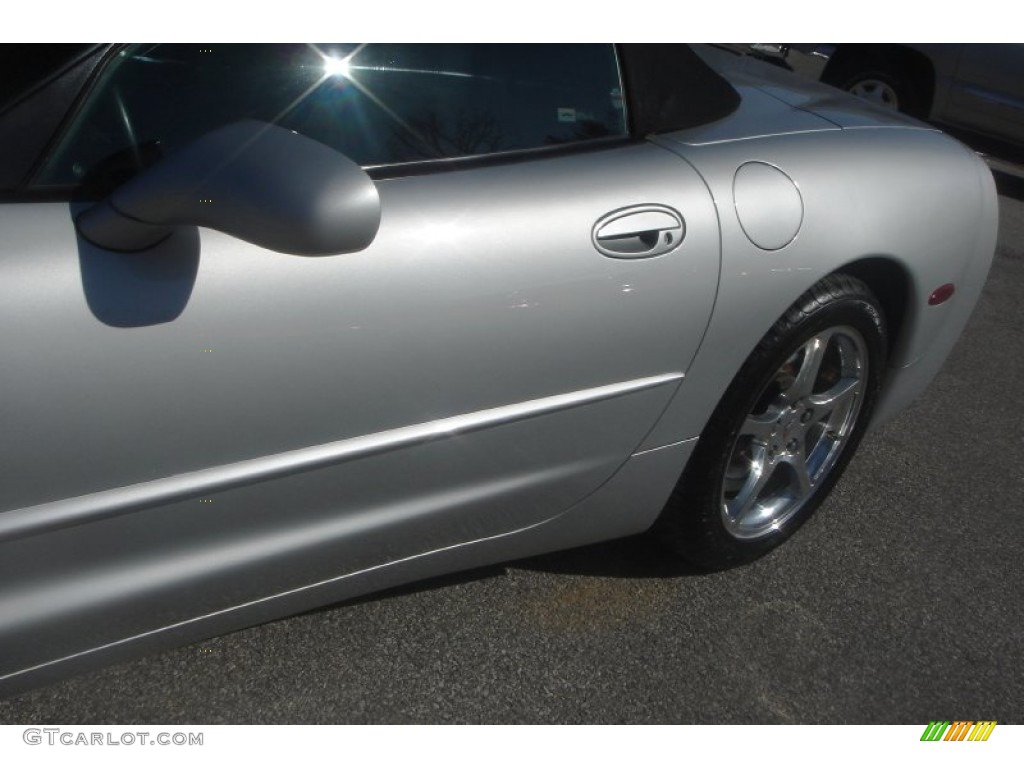 1998 Corvette Convertible - Sebring Silver Metallic / Light Gray photo #8