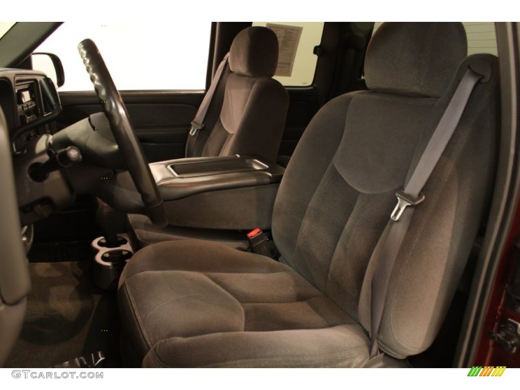 Dark Pewter Interior 2003 GMC Sierra 1500 SLE Extended Cab 4x4 Photo #76983865