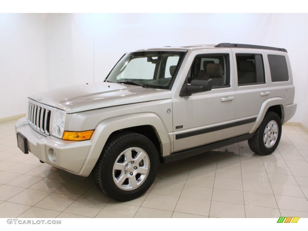 Light Graystone Pearl 2007 Jeep Commander Sport 4x4 Exterior Photo #76983971