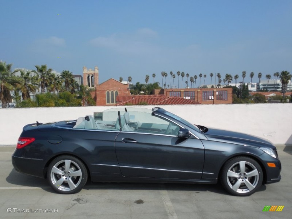 Steel Grey Metallic 2013 Mercedes-Benz E 350 Cabriolet Exterior Photo #76984081