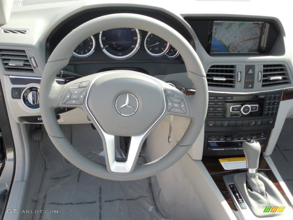 2013 Mercedes-Benz E 350 Cabriolet Ash/Dark Grey Dashboard Photo #76984117
