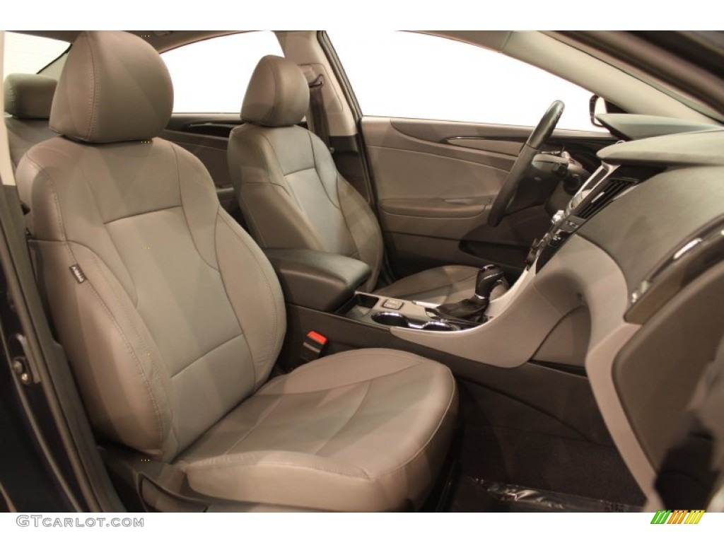 2011 Sonata Limited - Pacific Blue Pearl / Gray photo #11