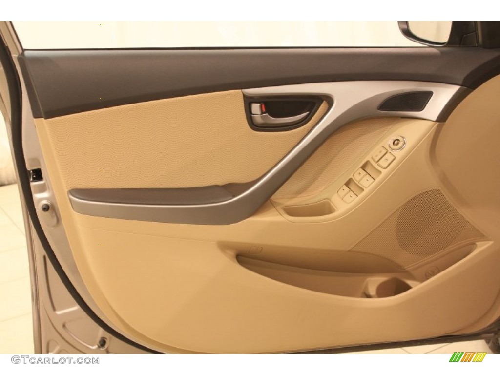 2012 Elantra Limited - Desert Bronze / Beige photo #4