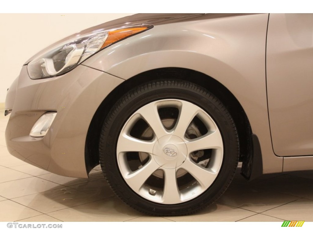 2012 Elantra Limited - Desert Bronze / Beige photo #35