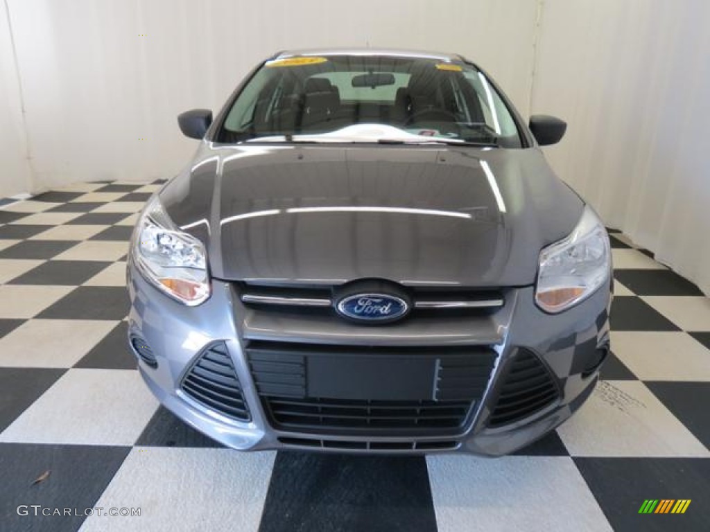 Sterling Gray 2013 Ford Focus S Sedan Exterior Photo #76986199