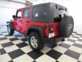 2011 Flame Red Jeep Wrangler Unlimited Rubicon 4x4  photo #31