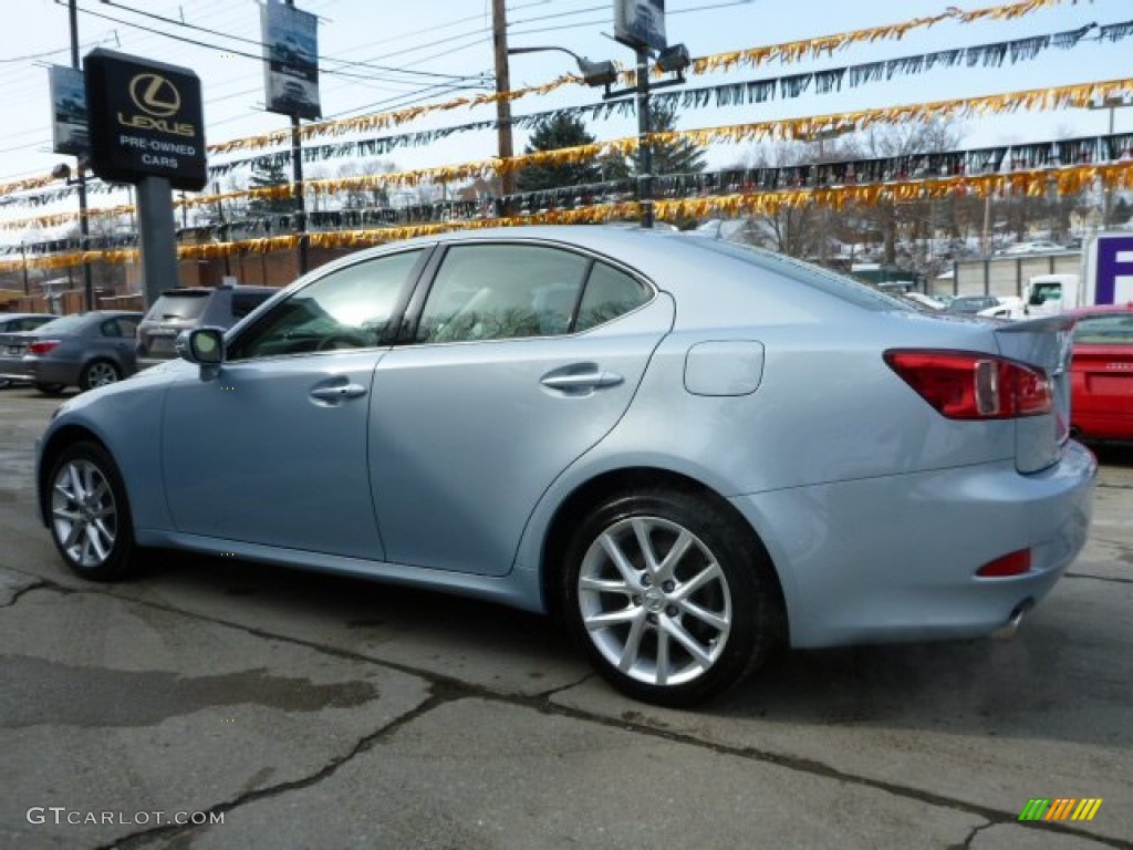 2012 IS 250 AWD - Cerulean Blue / Ecru photo #2